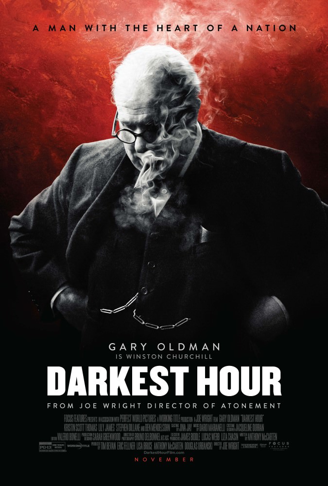 Movie, Darkest Hour(英國) / 最黑暗的時刻(台) / 至暗时刻(中) / 黑暗對峙(港), 電影海報, 美國, 前導