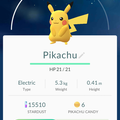 APP, Pokémon GO, 寶可夢資料, #025 皮卡丘/Pikachu
