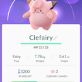 APP, Pokémon GO, 寶可夢資料, #035 皮皮/Clefairy