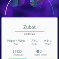 APP, Pokémon GO, 寶可夢資料, #041 超音蝠/Zubat