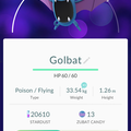 APP, Pokémon GO, 寶可夢資料, #042 大嘴蝠/Golbat