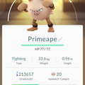 APP, Pokémon GO, 寶可夢資料, #057 火爆猴/Primeape