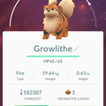 APP, Pokémon GO, 寶可夢資料, #058 卡蒂狗/Growlithe