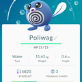 APP, Pokémon GO, 寶可夢資料, #060 蚊香蝌蚪/Poliwag