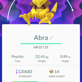 APP, Pokémon GO, 寶可夢資料, #063 凱西/Abra