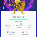 APP, Pokémon GO, 寶可夢資料, #064 勇基拉/Kadabra