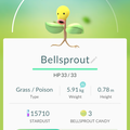 APP, Pokémon GO, 寶可夢資料, #069 喇叭芽/Bellsprout