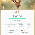 APP, Pokémon GO, 寶可夢資料, #085 嘟嘟利/Dodrio