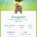 APP, Pokémon GO, 寶可夢資料, #103 椰蛋樹/Exeggutor