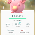APP, Pokémon GO, 寶可夢資料, #113 吉利蛋/Chansey