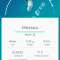 APP, Pokémon GO, 寶可夢資料, #116 墨海馬/Horsea