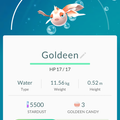 APP, Pokémon GO, 寶可夢資料, #118 角金魚/Goldeen