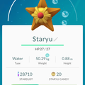 APP, Pokémon GO, 寶可夢資料, #120 海星星/Staryu