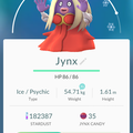 APP, Pokémon GO, 寶可夢資料, #124 迷唇姐/Jynx