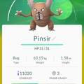 APP, Pokémon GO, 寶可夢資料, #127 凱羅斯/Pinsir