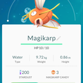 APP, Pokémon GO, 寶可夢資料, #129 鯉魚王/Magikarp