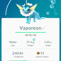 APP, Pokémon GO, 寶可夢資料, #134 水伊布/Vaporeon