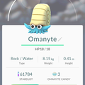 APP, Pokémon GO, 寶可夢資料, #138 菊石獸/Omanyte