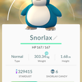 APP, Pokémon GO, 寶可夢資料, #143 卡比獸/Snorlax