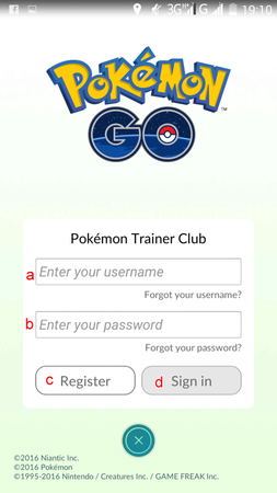 APP, Pokémon GO, 帳號註冊03
