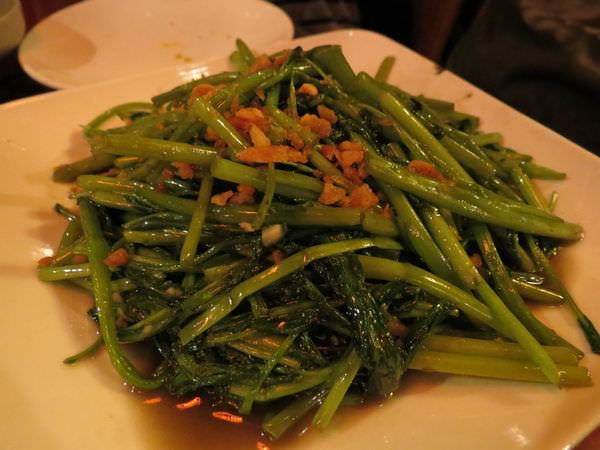 銘記越南美食, 餐點, 蝦醬空心菜