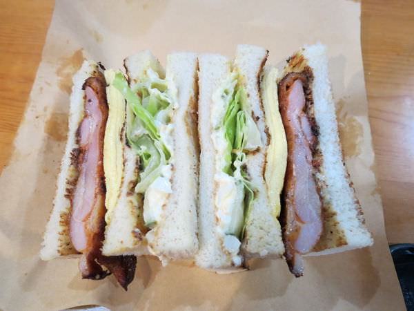 高三孝碳烤吐司@內湖江南店, 餐點, (西西里)雞腿排總匯三明治