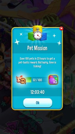 Pet Rescue Saga, Pet Mission(寵物任務)
