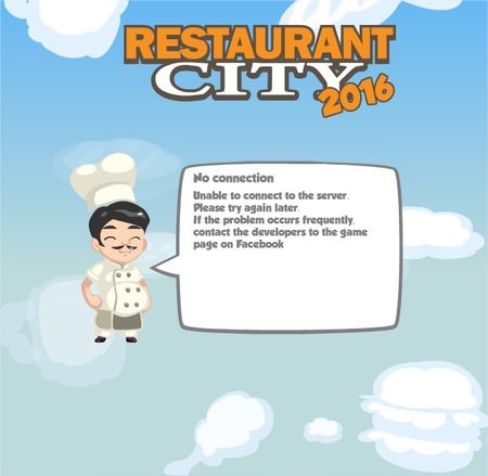 Restaurant City 2016, 系統不穩