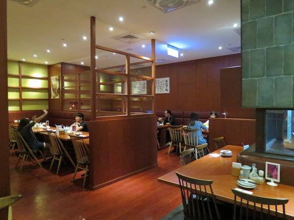 銀座杏子日式豬排@台北京站店, 用餐空間