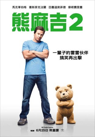 Movie, Ted 2 / 熊麻吉2 / 泰迪熊2 / 賤熊2, 電影海報