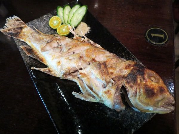 烤丸 日式燒烤酒場, 菜色, 鹽烤馬頭魚