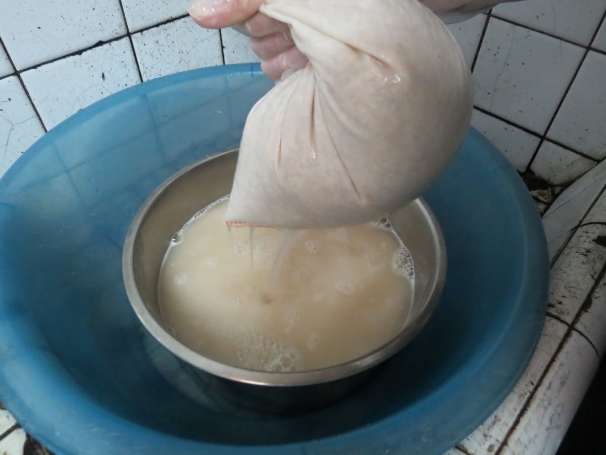 自製麥芽糖, 小麥草+糯米, 湯汁