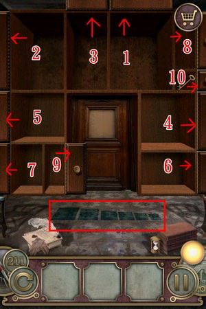 App, 逃出豪宅(Escape The Mansion), Level 211, 解法