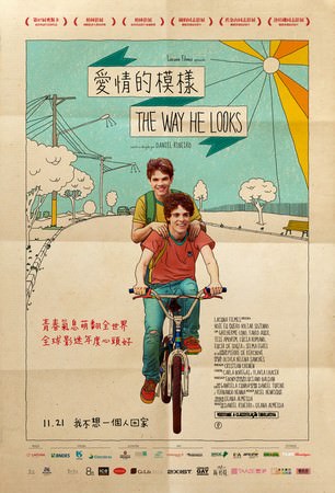 Movie, Hoje Eu Quero Voltar Sozinho (愛情的模樣) (爱，简单) (男孩像他) (The Way He Looks), 電影海報