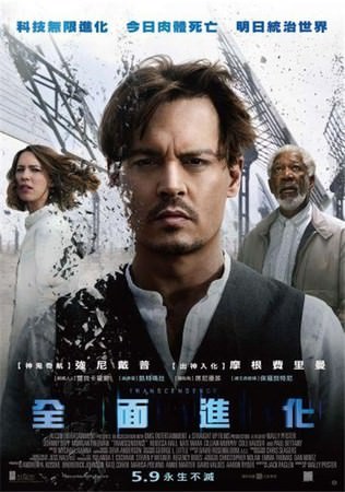 Movie, Transcendence (全面進化) (超驗駭客) (超越潛能), 電影海報
