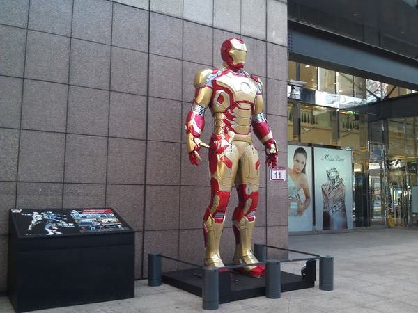 Movie, Iron Man 3(鋼鐵人3)(鋼鐵俠3)(鐵甲奇俠3), 廣告看板, 等身模型, 新光三越台北信義新天地A11