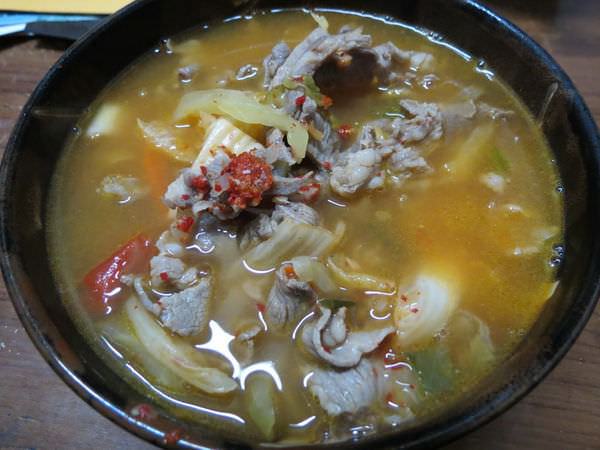 小如東北酸菜白肉麵館, 韓式泡菜麵