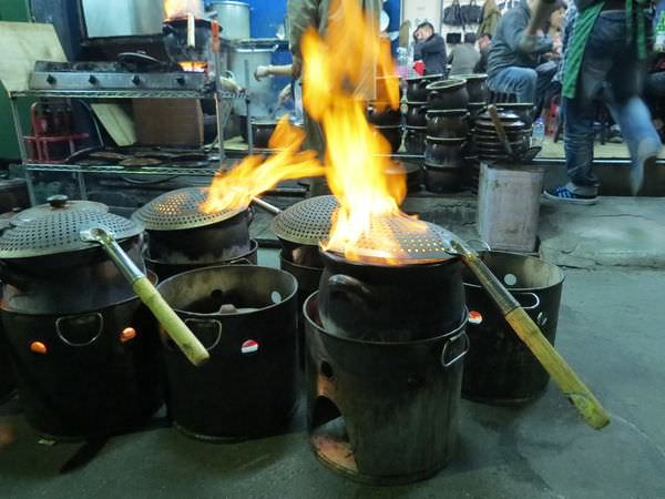 重炭燒羊肉爐, 炭火