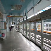 台北捷運, 棕線, 文湖線, 大安站, 月台層