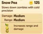 Plants vs. Zombies Adventures, Snow Pea