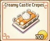 Royal Story, Creamy Castle Crepes