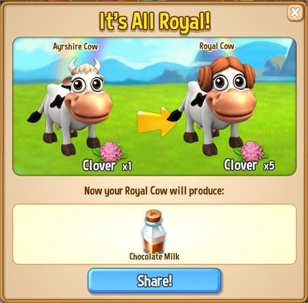 Royal Story, Royal Cow