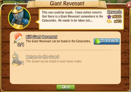 Giant Revenant, Legends: Rise of a Hero