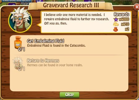 Graveyard Research III, Legends: Rise of a Hero