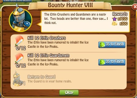 Bunty Hunter VIII, Legends: Rise of a Hero