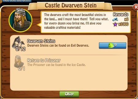 Castle Dwarven Stein, Legends: Rise of a Hero