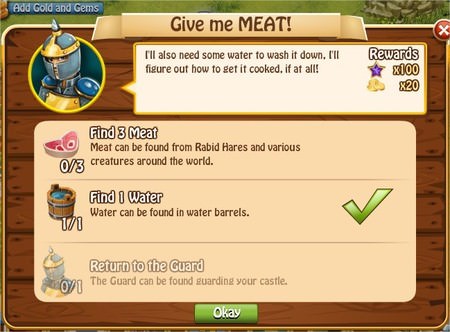 Give Me MEAT!, Legends: Rise of a Hero