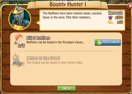 Bunty Hunter I, Legends: Rise of a Hero