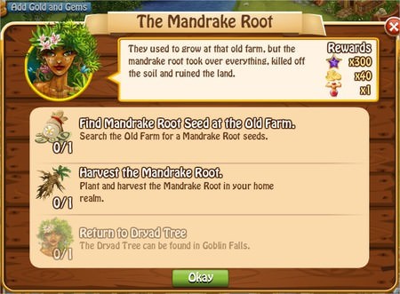 The Mandrake Root, Legends: Rise of a Hero