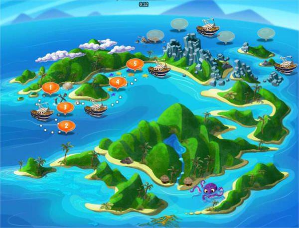 Bubble Safari Ocean, Facebook games